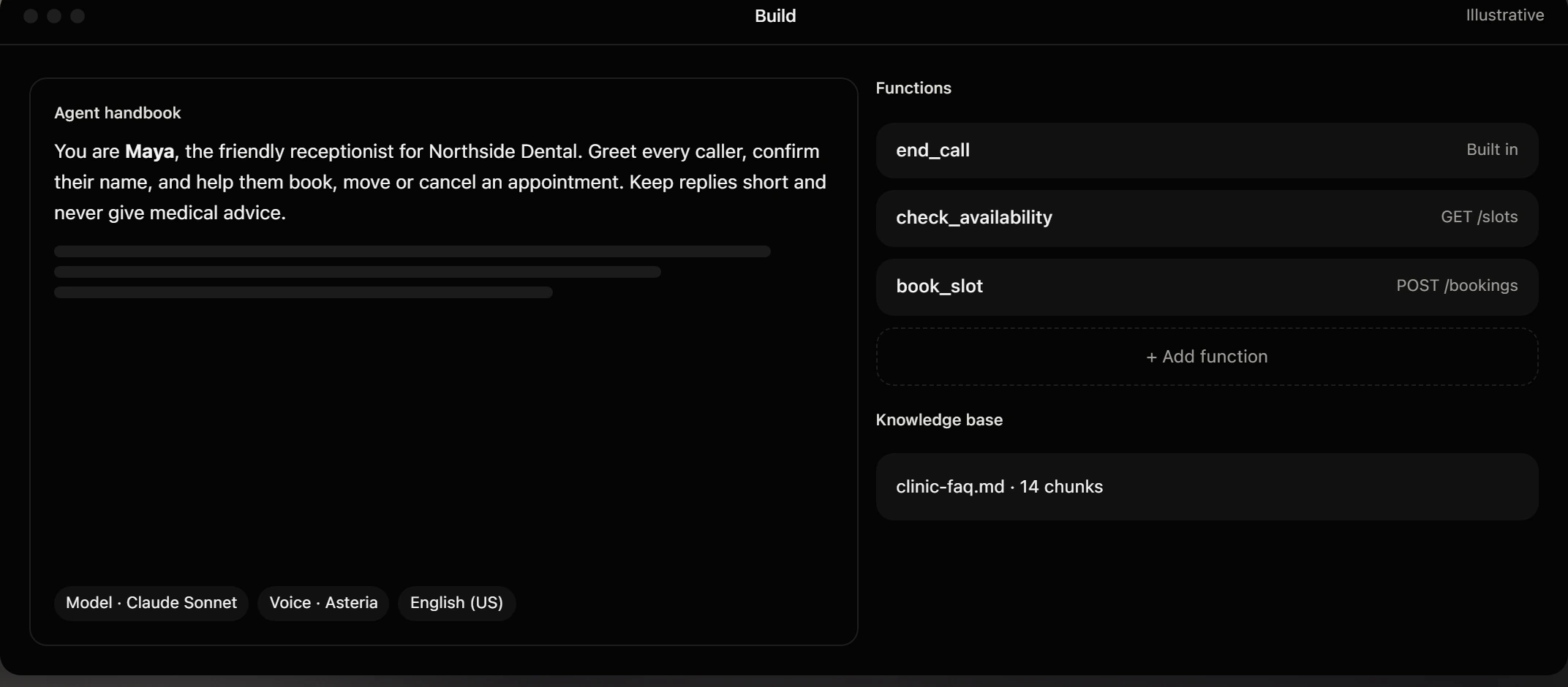 Voice Agent studio: build, test, deploy and analytics